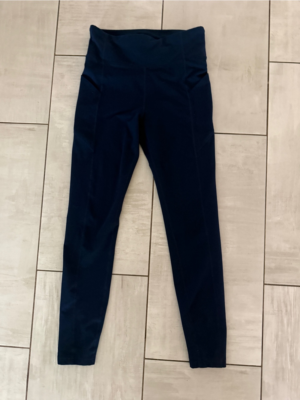 Lands' End Navy Leggings- size S